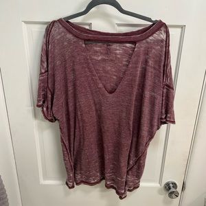 Free People Cut-out T-Shirt